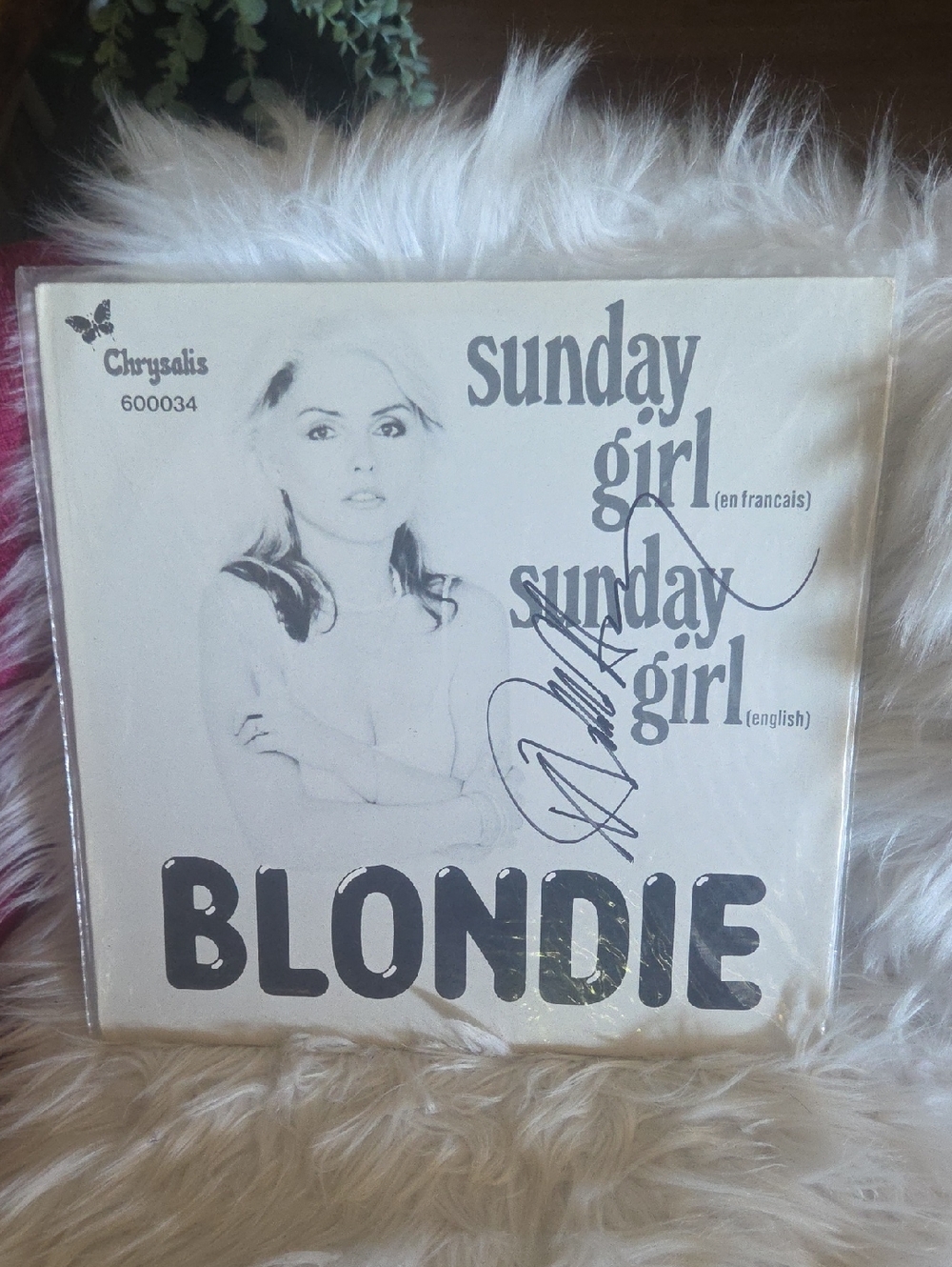 RARE BLONDIE Sunday Girl 12" Vinyl Single SEALED Signed Debbie Harry 1994 Imp